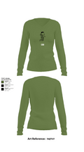 CSO 34568070 Women's Long Sleeve V-neck Shirt - 42