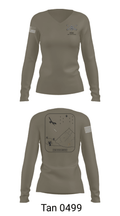 STAC, 389th MI BN (SO)(A) 69647578 Women's Long Sleeve V-neck Shirt - 77
