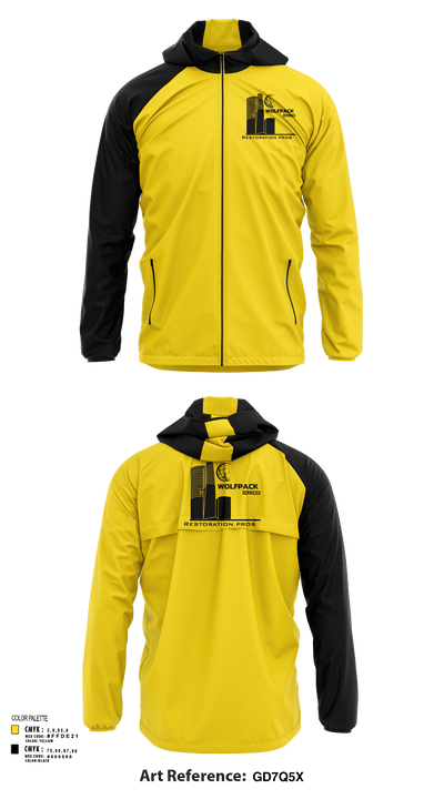 Wolfpack Restoration service 42537684 Windbreaker - 127