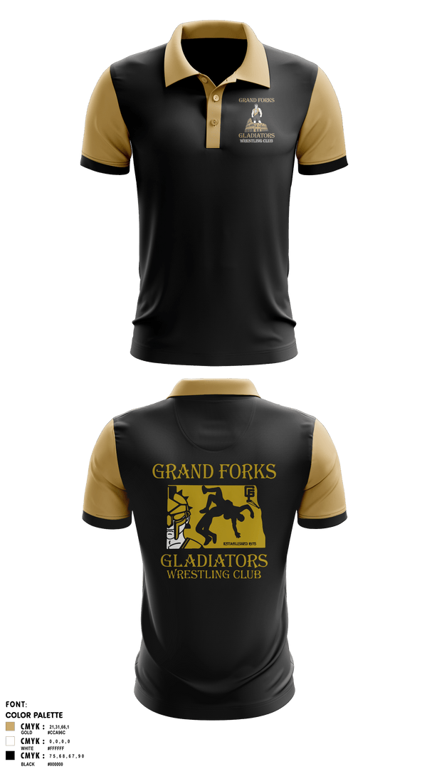 Short Sleeve Performance Polo, Gladiators Wrestling Club, Wrestling, Teamtime, Team time, sublimation, custom sports apparel, team uniforms, spirit wear, spiritwear, sports uniforms, custom shirts, team store, custom team store, fundraiser sports, apparel fundraiser