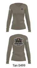 Bravo Battery 39915475 Women's Long Sleeve V-neck Shirt - 39