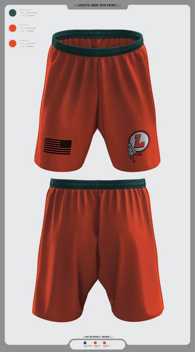 Loudon NJROTC 97564222 Athletic Shorts With Pockets - 2