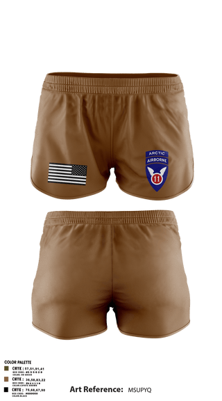 Ranger Panties, 11th Infantry Division (ABN), Army, Teamtime, Team time, sublimation, custom sports apparel, team uniforms, spirit wear, spiritwear, sports uniforms, custom shirts, team store, custom team store, fundraiser sports, apparel fundraiser