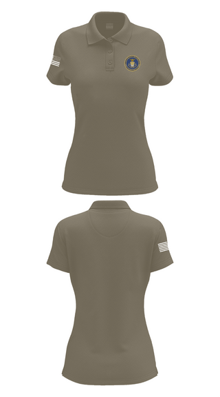 Womens Short Sleeve Performance Polo, Air Force Chaplain, Army, Teamtime, Team time, sublimation, custom sports apparel, team uniforms, spirit wear, spiritwear, sports uniforms, custom shirts, team store, custom team store, fundraiser sports, apparel fundraiser