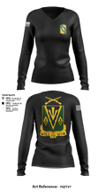 undefined Women's Long Sleeve V-neck Shirt - 3