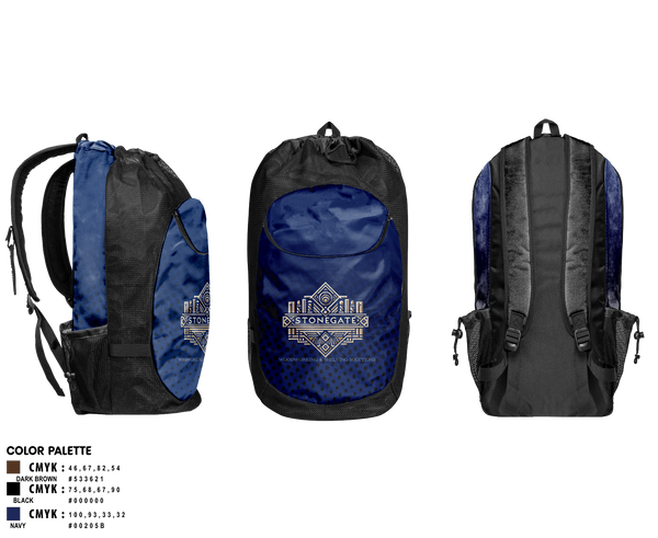 Gear Bag, STONEGATE, , Teamtime, Team time, sublimation, custom sports apparel, team uniforms, spirit wear, spiritwear, sports uniforms, custom shirts, team store, custom team store, fundraiser sports, apparel fundraiser
