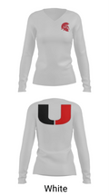Union High School Football 19698543 Women's Long Sleeve V-neck Shirt - 16