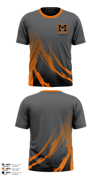 Girls Tennis McDonogh School 72297227 Short Sleeve Performance Shirt - 3