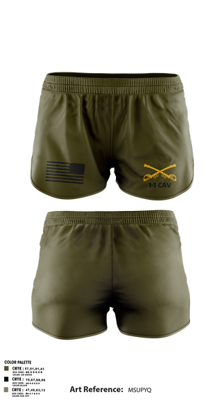 Ranger Panties, 1-1 cav, , Teamtime, Team time, sublimation, custom sports apparel, team uniforms, spirit wear, spiritwear, sports uniforms, custom shirts, team store, custom team store, fundraiser sports, apparel fundraiser