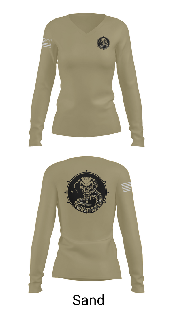 Womens Long Sleeve Vneck Shirt, Viper PLT, , Teamtime, Team time, sublimation, custom sports apparel, team uniforms, spirit wear, spiritwear, sports uniforms, custom shirts, team store, custom team store, fundraiser sports, apparel fundraiser
