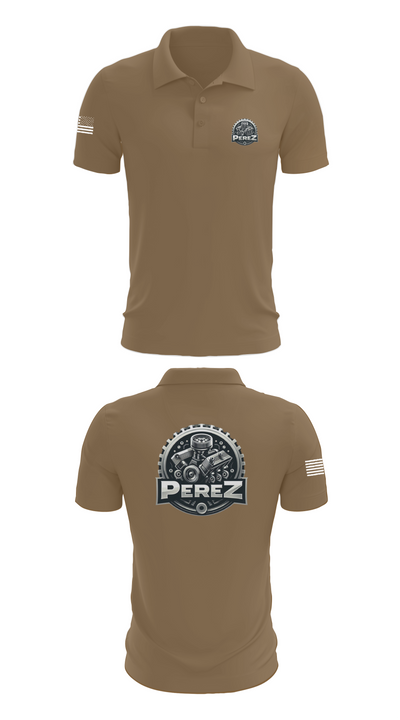 PÉREZ MOTORS 46833550 Short Sleeve Performance Polo - 3
