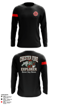 Chester fire explorers 87752590 Long Sleeve Performance Polo - 6