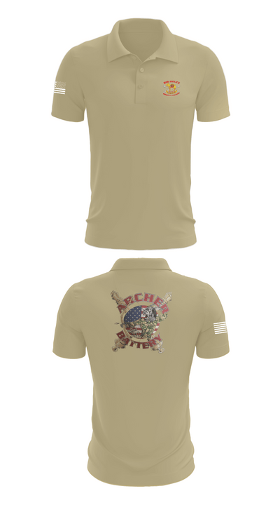 Archer Battery 2-2 FA 26774944 Short Sleeve Performance Polo - 87
