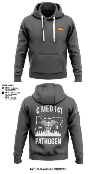 Hoodie, C Med, National Guard, Teamtime, Team time, sublimation, custom sports apparel, team uniforms, spirit wear, spiritwear, sports uniforms, custom shirts, team store, custom team store, fundraiser sports, apparel fundraiser