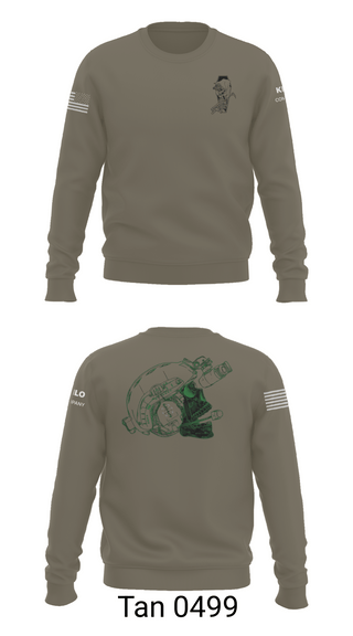 Crew Neck Sweatshirt, CSO, Army, Teamtime, Team time, sublimation, custom sports apparel, team uniforms, spirit wear, spiritwear, sports uniforms, custom shirts, team store, custom team store, fundraiser sports, apparel fundraiser