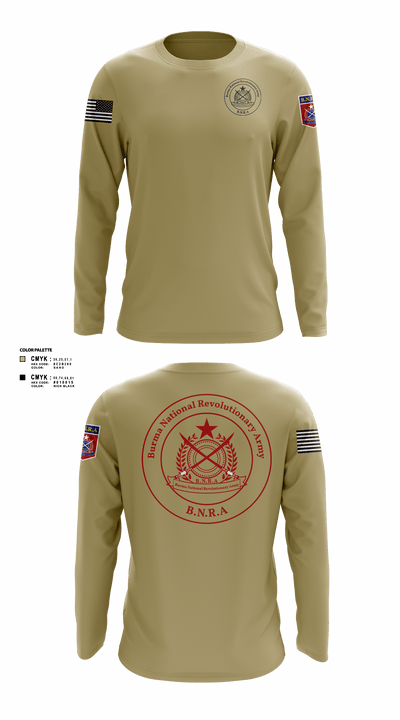 B.N.R.A 22892000 Long Sleeve Performance Shirt - 102