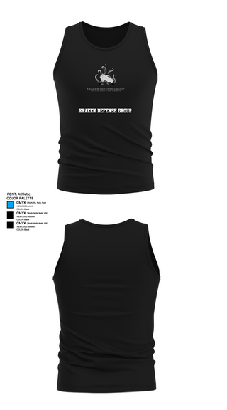 Tank Top, Kraken Defense Group, , Teamtime, Team time, sublimation, custom sports apparel, team uniforms, spirit wear, spiritwear, sports uniforms, custom shirts, team store, custom team store, fundraiser sports, apparel fundraiser