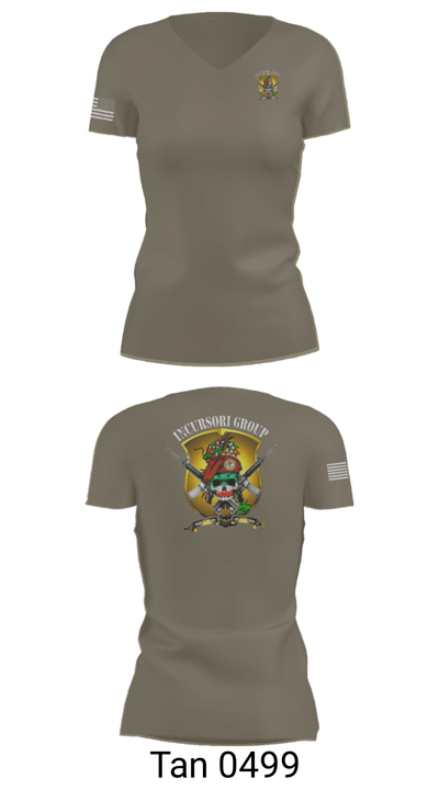 Incursori 53152298 Women's Short Sleeve V-neck Shirt - 49
