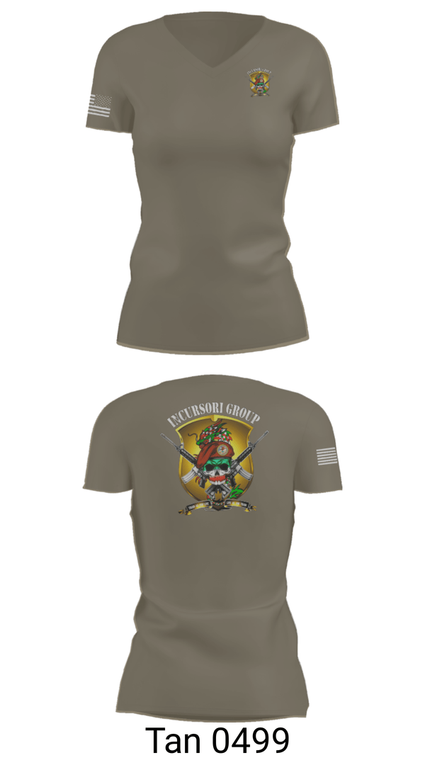 Women's Short Sleeve Vneck Shirt, Incursori, , Teamtime, Team time, sublimation, custom sports apparel, team uniforms, spirit wear, spiritwear, sports uniforms, custom shirts, team store, custom team store, fundraiser sports, apparel fundraiser