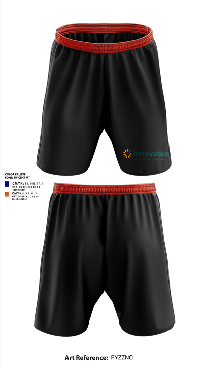 Innovatec 11373900 Athletic Shorts With Pockets - 10