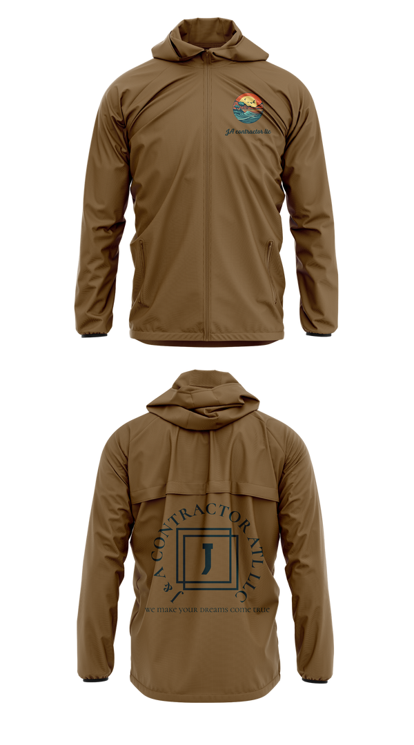 Windbreaker, J & A CONTRACTOR ATL LLC, , Teamtime, Team time, sublimation, custom sports apparel, team uniforms, spirit wear, spiritwear, sports uniforms, custom shirts, team store, custom team store, fundraiser sports, apparel fundraiser