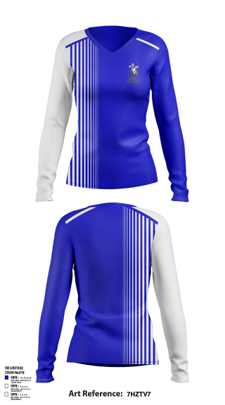 Women's Long Sleeve Vneck Shirt, Antwerp Senior High School Volleyball, Women's Volleyball, Teamtime, Team time, sublimation, custom sports apparel, team uniforms, spirit wear, spiritwear, sports uniforms, custom shirts, team store, custom team store, fundraiser sports, apparel fundraiser