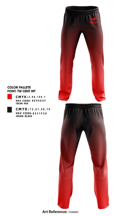 South Western Senior High School Cross Country 90762742 Sweatpants - 1