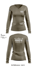 711 HPW/RHDV 93111099 Women's Long Sleeve V-neck Shirt - 3