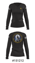 USAG Fort Hunter Liggett 63264859 Women's Long Sleeve V-neck Shirt - 7