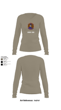 22nd OSS 19012773 Women's Long Sleeve V-neck Shirt - 62