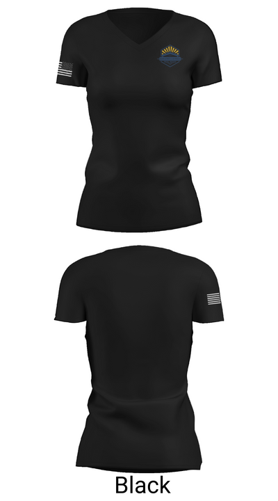 Relentless Pergolas 74517746 Women's Short Sleeve V-neck Shirt - 38