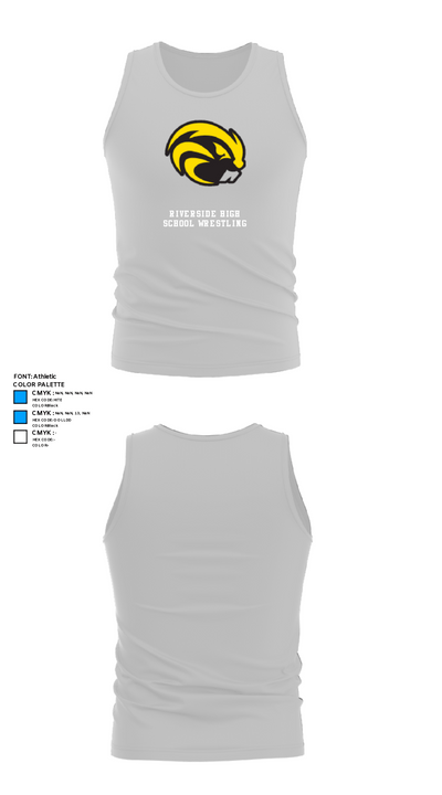 Riverside High School Wrestling 54131905 Tank Top - 13