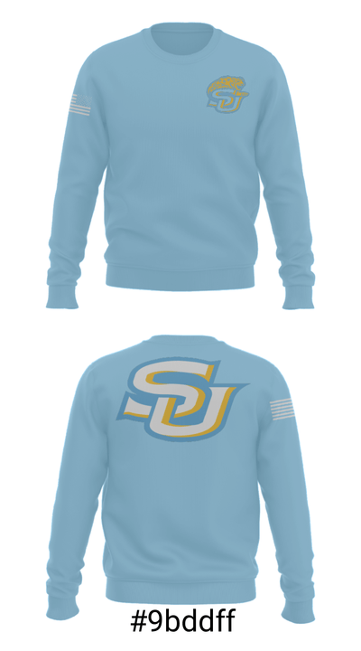 Southern University A & M College Softball 4385034 Crew Neck Sweatshirt - 16