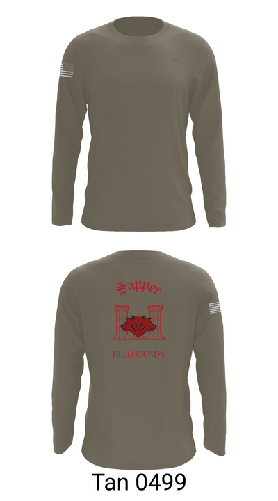 811th EN CO 58008246 Long Sleeve Performance Shirt 63