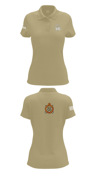 Women's Short Sleeve Performance Polo, 978th MP Comapny, , Teamtime, Team time, sublimation, custom sports apparel, team uniforms, spirit wear, spiritwear, sports uniforms, custom shirts, team store, custom team store, fundraiser sports, apparel fundraiser