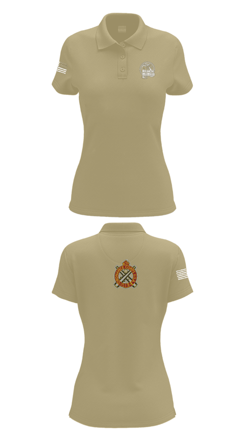Women's Short Sleeve Performance Polo, 978th MP Comapny, , Teamtime, Team time, sublimation, custom sports apparel, team uniforms, spirit wear, spiritwear, sports uniforms, custom shirts, team store, custom team store, fundraiser sports, apparel fundraiser