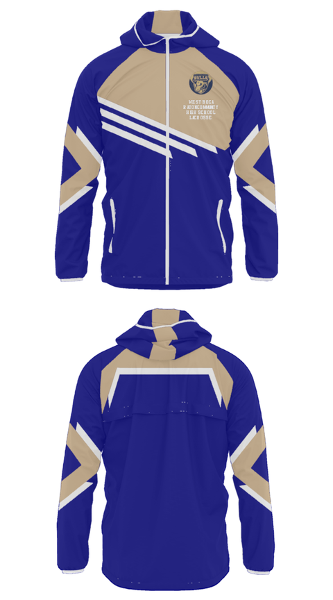 Windbreaker, West Boca Raton Community High School Lacrosse, Women's Lacrosse, Teamtime, Team time, sublimation, custom sports apparel, team uniforms, spirit wear, spiritwear, sports uniforms, custom shirts, team store, custom team store, fundraiser sports, apparel fundraiser