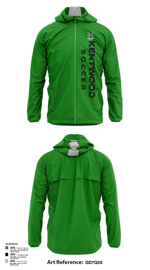 Windbreaker, Kentwood Conks, Women's Soccer, Teamtime, Team time, sublimation, custom sports apparel, team uniforms, spirit wear, spiritwear, sports uniforms, custom shirts, team store, custom team store, fundraiser sports, apparel fundraiser