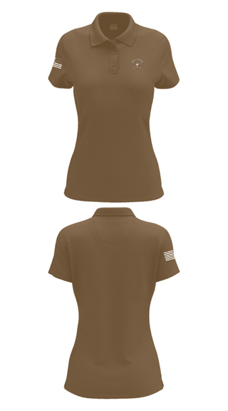 Women's Short Sleeve Performance Polo, C-1-10 Troop 2 Ghetto Boys, Army, Teamtime, Team time, sublimation, custom sports apparel, team uniforms, spirit wear, spiritwear, sports uniforms, custom shirts, team store, custom team store, fundraiser sports, apparel fundraiser