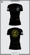 IMC 23802976 Women's Short Sleeve V-neck Shirt - 1
