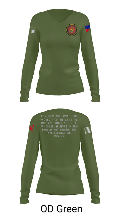 O311 60361222 Women's Long Sleeve V-neck Shirt - 57