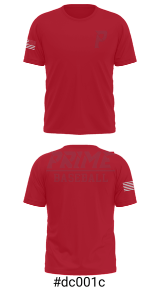 Short Sleeve Performance Shirt, Prime Baseball, Baseball, Teamtime, Team time, sublimation, custom sports apparel, team uniforms, spirit wear, spiritwear, sports uniforms, custom shirts, team store, custom team store, fundraiser sports, apparel fundraiser