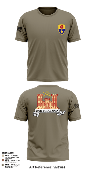 Old School Cotton Feel Shirt, 649 ENG CO649 ENG CO649 EN CO, Army, Teamtime, Team time, sublimation, custom sports apparel, team uniforms, spirit wear, spiritwear, sports uniforms, custom shirts, team store, custom team store, fundraiser sports, apparel fundraiser