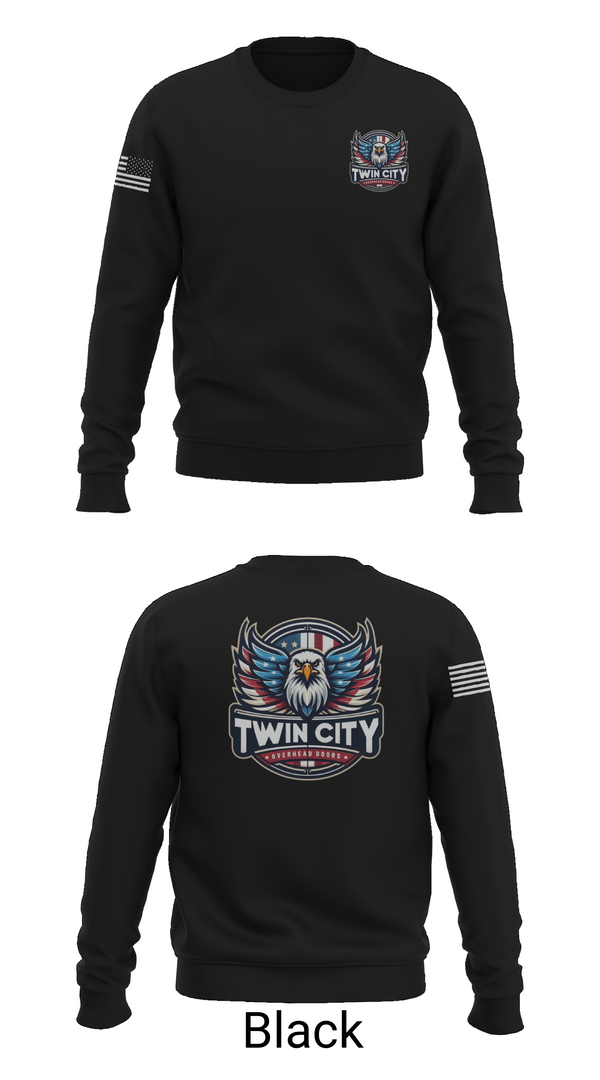 Crew Neck Sweatshirt, Twin City Overhead Door, , Teamtime, Team time, sublimation, custom sports apparel, team uniforms, spirit wear, spiritwear, sports uniforms, custom shirts, team store, custom team store, fundraiser sports, apparel fundraiser