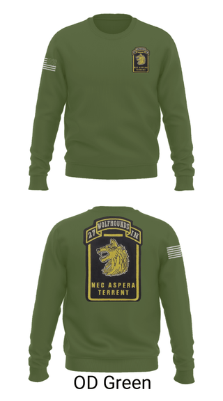 Crew Neck Sweatshirt, Wolfhounds, Army, Teamtime, Team time, sublimation, custom sports apparel, team uniforms, spirit wear, spiritwear, sports uniforms, custom shirts, team store, custom team store, fundraiser sports, apparel fundraiser