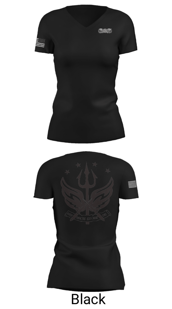 Women's Short Sleeve Vneck Shirt, Maritime Security Response Team, Coast Guard, Teamtime, Team time, sublimation, custom sports apparel, team uniforms, spirit wear, spiritwear, sports uniforms, custom shirts, team store, custom team store, fundraiser sports, apparel fundraiser