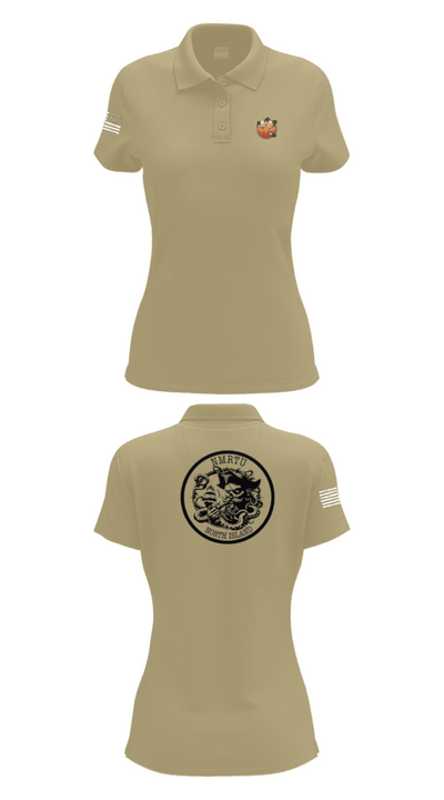 USS MAKIN ISLAND 57574160 Women's Short Sleeve Performance Polo  - 90