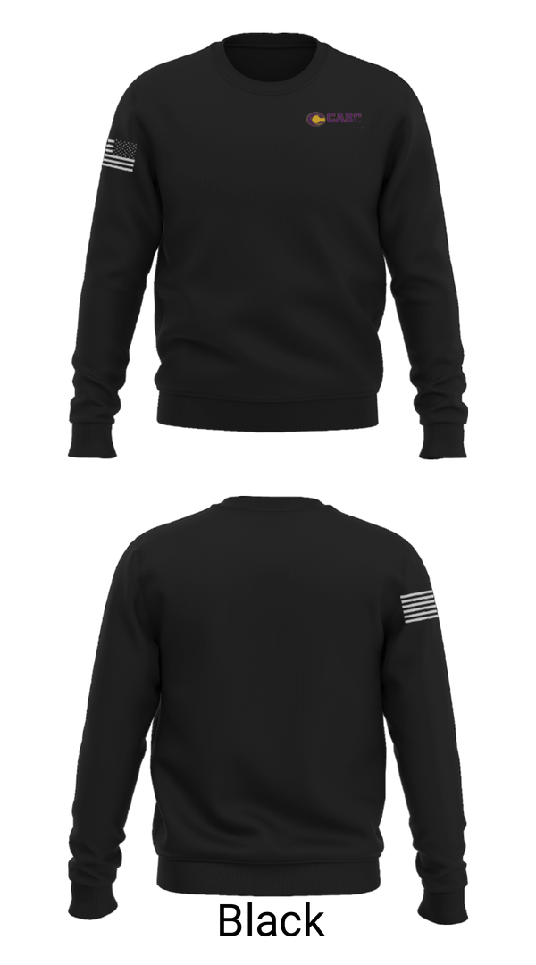 Crew Neck Sweatshirt, Caro High School Volleyball, Women's Volleyball, Teamtime, Team time, sublimation, custom sports apparel, team uniforms, spirit wear, spiritwear, sports uniforms, custom shirts, team store, custom team store, fundraiser sports, apparel fundraiser