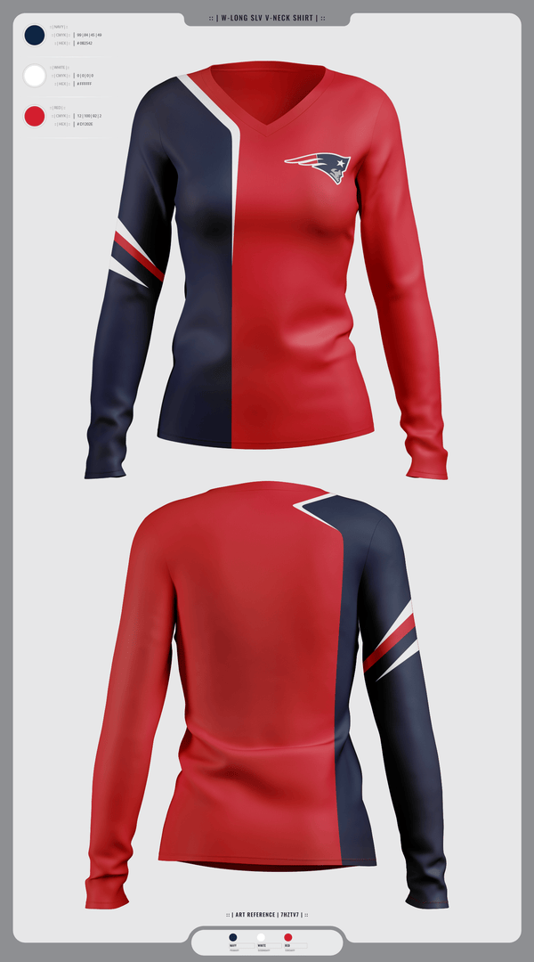 Womens Long Sleeve Vneck Shirt 1, Lake Brantley, Wrestling, Teamtime, Team time, sublimation, custom sports apparel, team uniforms, spirit wear, spiritwear, sports uniforms, custom shirts, team store, custom team store, fundraiser sports, apparel fundraiser