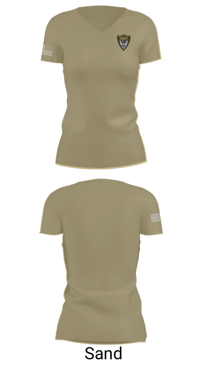 White County Sheriff's Office 68561320 Women's Short Sleeve V-neck Shirt - 84
